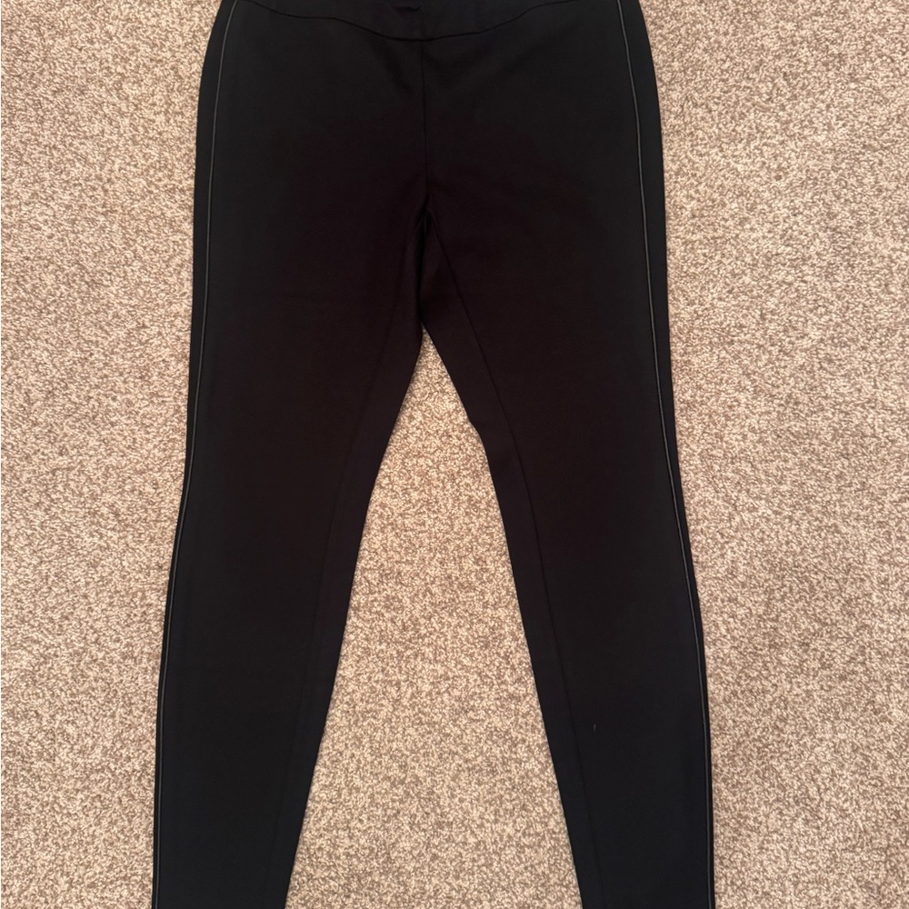 NWT J. Jill Black Ponte Leggings XS